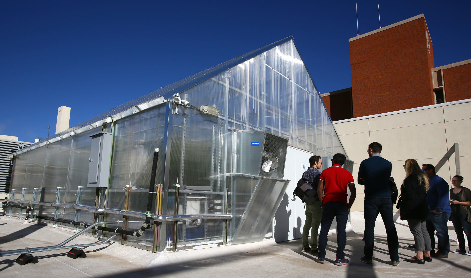 Rooftop greenhouse at UA